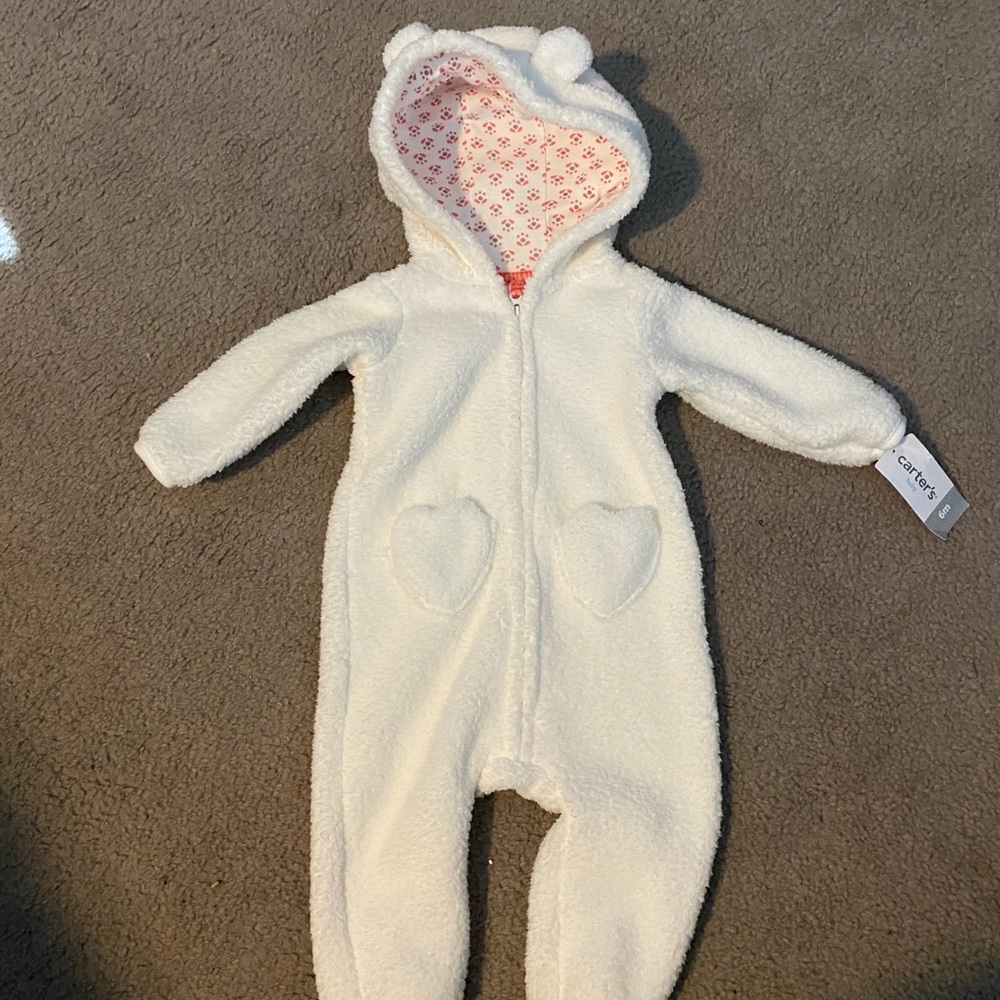 NWT baby girl long sleeve winter outfit.